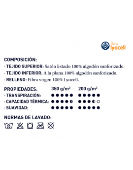 Edredó Nòrdic ECOCELL de Moshy - 200 gr/m2 Farcit Nòrdic de Lyocell Natural i Ecològic