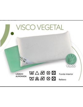 Almohada Viscoelástica VISCO VEGETAL Doreline by Relax - Tejido Bamboo