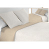 Colcha Bouti Reversible Bordada PLATINIUM Suave Bicolor beige