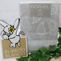 Joc Llençols DORVEL by Burrito Blanco 859 gris