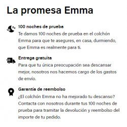 Colchón Emma Hybrid Premium Deluxe Aflow