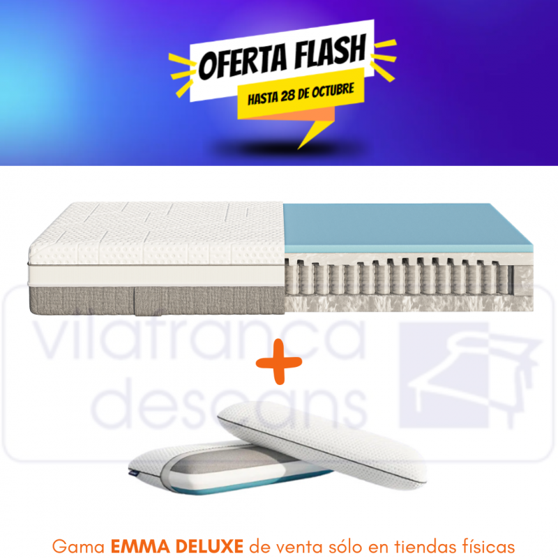 Emma Fusion Fresh HYBRID - Pack Estalvi Matalàs + Coixins Premium Diamond Degree