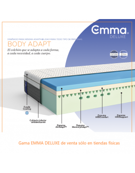 Colchón Emma Body Adapt FOAM - Gama Exclusiva Emma Deluxe - HR