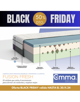 Colchón Emma Fusion Fresh FOAM - Gama Exclusiva Emma Deluxe - HR