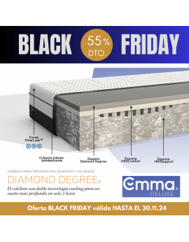 Colchón Emma Diamond Degree FOAM - Gama Exclusiva Emma Deluxe - HR