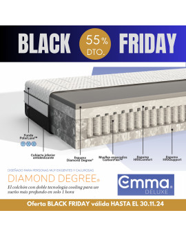 Colchón Emma Diamond Degree HYBRID - Gama Exclusiva Emma Deluxe - Híbrido