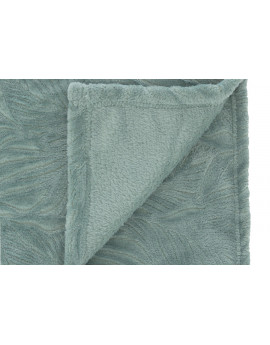 Manta Plaid Microfibra de Sedalina YORK verde 125x150 cm