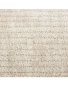 Manta Plaid Microfibra de Sedalina ORLEAND beige 125x150 cm