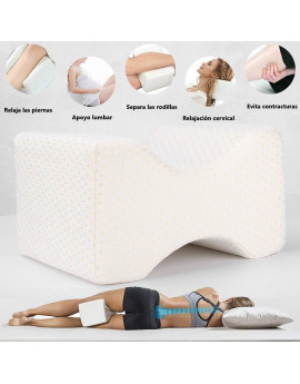 Almohada para Rodillas Mash Care Rodi Pillow - Ergonómica - Ortopédica aliviar dolor espalda/lumbar/cervicales/cadera y ciática