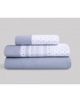 Joc Llençols 30/27 Estampat SAIL gris