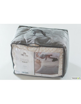 Edredón Comforter Flannel Sherpa CARPE DIEM Elegante Barley beig Sedalina y Borreguito