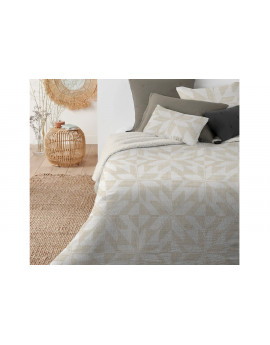 Edredón Comforter Flannel Sherpa CARPE DIEM Elegante Tidy beige Sedalina y Borreguito