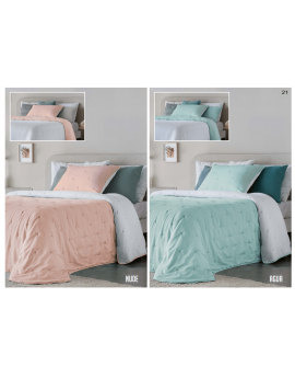 Edredón Nórdico Comforter Doble Cara Reversible FUNDECO Polare AQUA