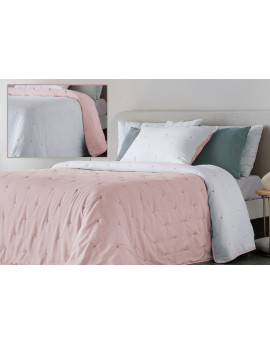 Edredón Nórdico Comforter Doble Cara Reversible FUNDECO Polare NUDE